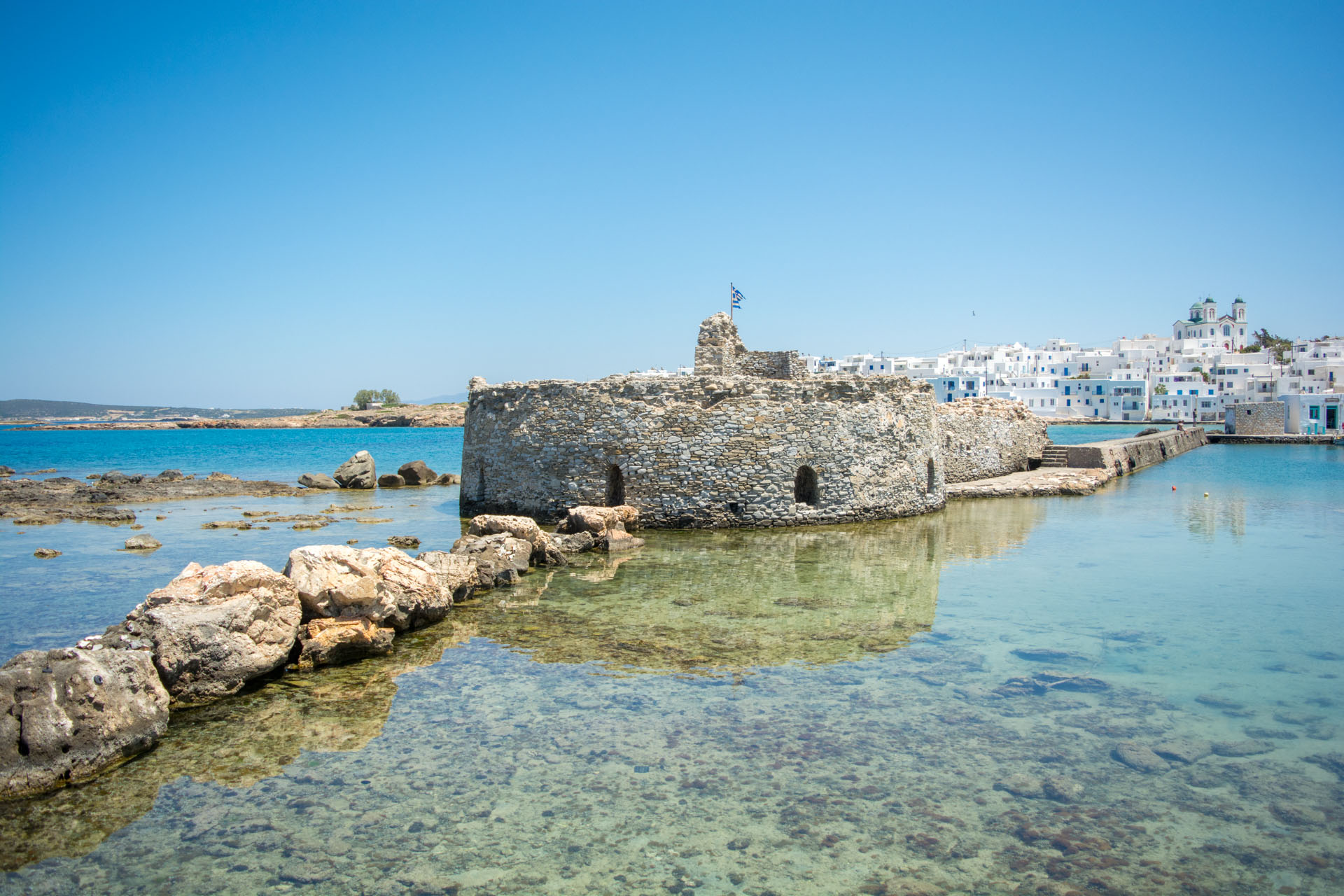 What is the most beautiful town in Paros
